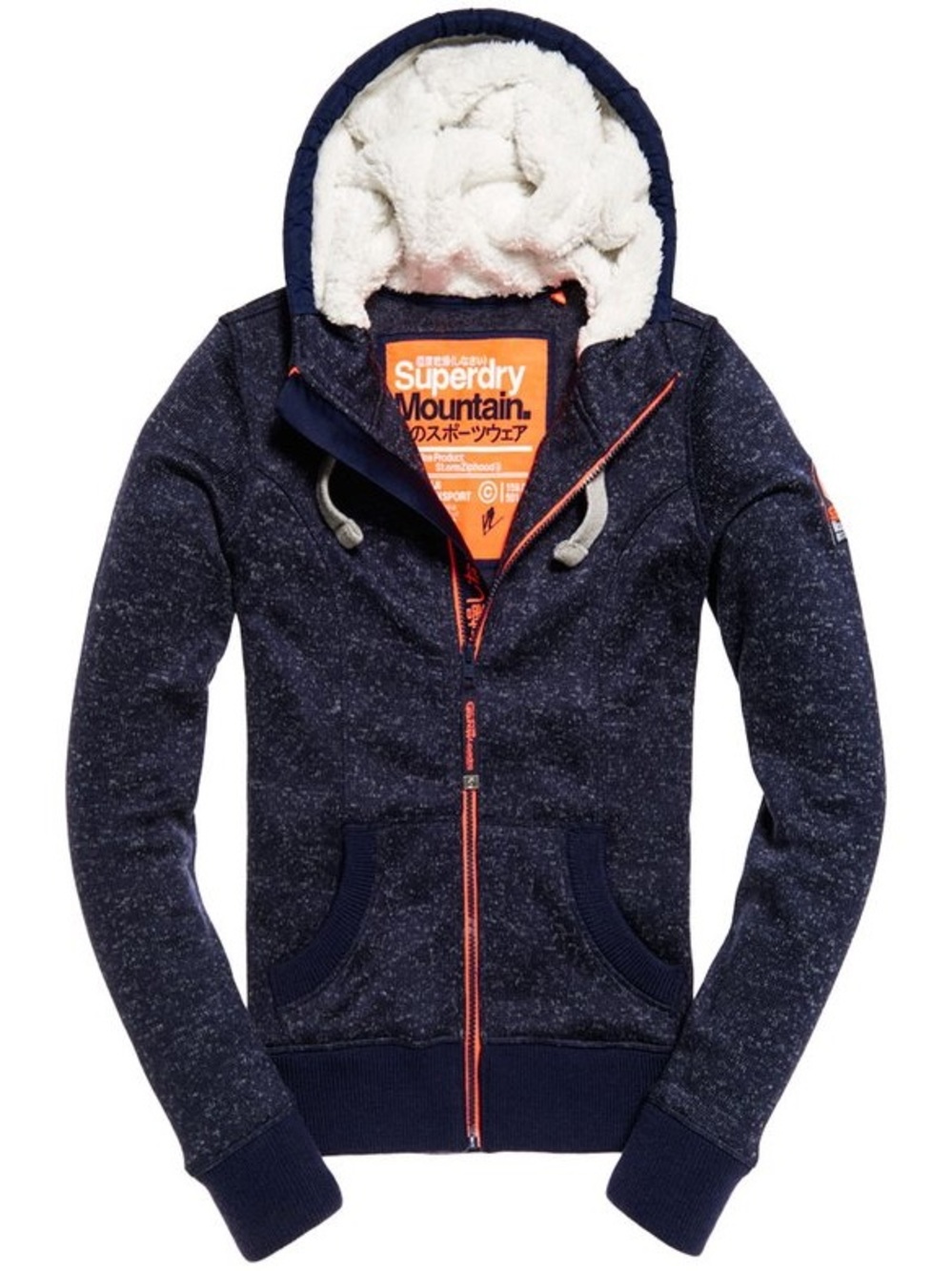 Superdry Storm Zip Hoodie with Sherpa Lining